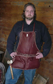 leather work apron